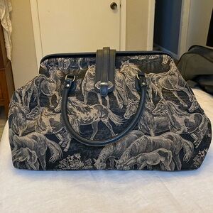 Beautiful Equestrian Overnight Bag